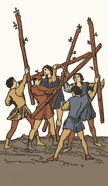 Five of Wands